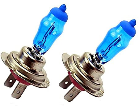 JURMANN 2x H7 55W 12V HOD Super Weiß 6000K Xenon Look Ersatz Halogen Birne für Scheinwerfer, Fernlicht, Abblendlicht, Nebelscheinwerfer - E-geprüft