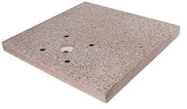 Bel-Fer Base in graniglia di Cemento 40x40 Modello 42/BSE/1, per fontane con ghiera Grande