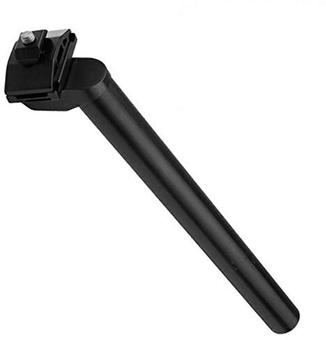 SEIWEI-Aluminium Fahrrad Federung Seatpost, MTB Rennrad Sitz Sattel Nachricht Tube, Winkel einstellbar, schwarz, 30.4mm x 300mm