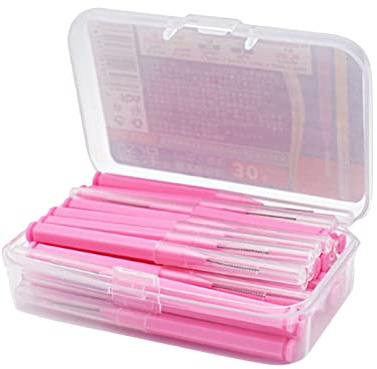 Spazzolino da denti per neonati e bambini Spazzolino da denti per neonati 30 pezzi/scatola Spazzola interdentale con setole morbide Cura dei denti manuale Ortodontico Spazzolino dentale stuzzicadenti