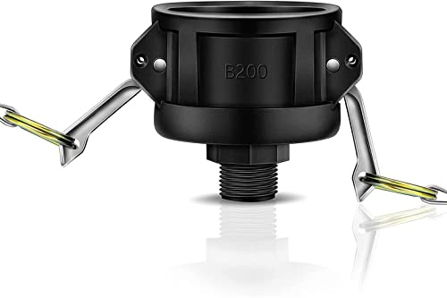 WANGCL 275 330 Gallon IBC Tote Tank Drain Adapter 2 inch Cam Lock IBC Tote Fittings Tote Hose Adapter Garden Hose Food Grade Connector Converter