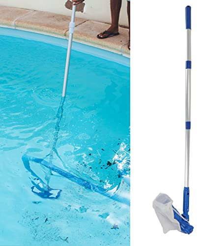 Kuuleyn Pool-Staubsauger, Pool-Reiniger, Pool-Staubsauger-Bürste, Tragbar Mit Teleskopstange, Kunststoff-Pool-Staubsauger, Jet-Reiniger Für Die Reinigung von Springbrunnen(EU)