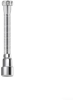 Wasserhahn-Verlängerungsdüse, 13–75 cm, Edelstahl, Universal-Wasserhahn-Verlängerung, Sprühkopf, für 360° drehbar, biegbar, für Küche, Waschraum (13 cm)