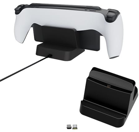 for Playstation Portal Charging Dock Portable Stand, Charger Station Holder Base for PS Portal Game Console (Black)