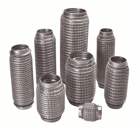 PPUMP Auspuff Endrohr 38mm 45mm 51mm 54mm 55mm 60mm 63mm 64mm 70mm 76mm 89mm 102mm Edelstahl-Autoauspuff Flexrohr Faltenbalg Flexible Verbindungskupplung Auto Endrohr (Size : 60mmx200mm)