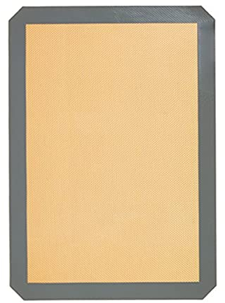 Aetherion 1pcs Reusable environmental protection Silicone baking mat Non-stick silicone oven mat Dough Rolling Mat Baking Mat Pastry Clay Pad Sheet Liner Non-Stick Dish gray 30 x 20cm