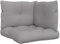 vidaXL Pallet Cushions 3 pcs - Grey Outdoor/Indoor Polyester Fabric with Soft Hollow Fibre Filling, Water-Resistant - Perfect for Patio, Garden, Living Room, Family Sofa - 61.5x60x10 cm Seat, 6...