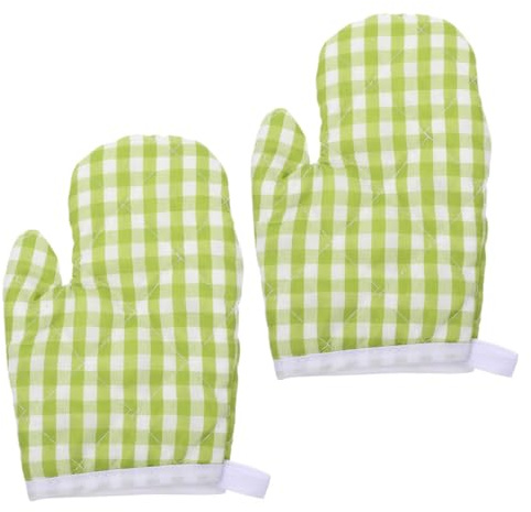 MOLUCKFU Backhandschuhe 2 Stück Hitzebeständig und Leicht Mikrowellenhandschuhe mit Robustem Stoff für Kochen Backen und Dinnerpartys