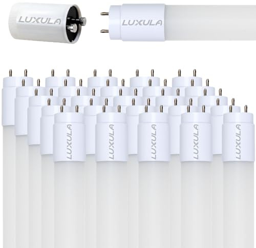 LUXULA 25er Pack LED Röhre 150cm T8 G13, 22W 2640lm, 4000K Neutralweiß | 120 lm/W, inkl. Starter-Brücke, Kunststoff, Ersatz für Leuchtstoffröhre und Neonröhre, Röhrenlampe für Werkstatt