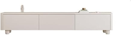 AFGFGHES Meuble TV Meuble TV d'angle Blanc crème, Salon Moderne, ménage, Petit Appartement, Rangement, Meuble TV Consoles TV pour Salon(200 * 30 * 34cm)