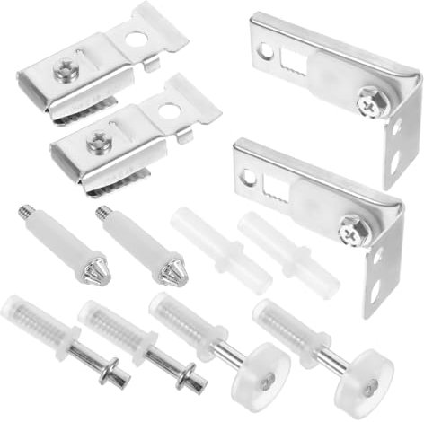 NULYLU Kit de Quincaillerie en Acier Inoxydable Silencieux 1 Set pour Porte Pliante et Porte Coulissante pour Bricolage