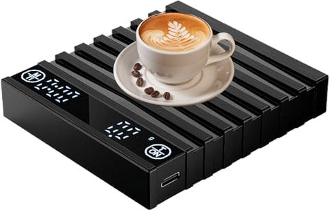 Digital Coffee Scale with Timer | Smart Coffee Scale with Built-in Timer,Portable Kitchen Gadget for Home Shop Travel Tea Brewing Roasting