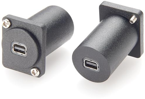 Plinkwirekb panelmontering mini DisplayPort till mini displayport kopplingsadapter panelmontering mini DisplayPort hona till hona kontakt