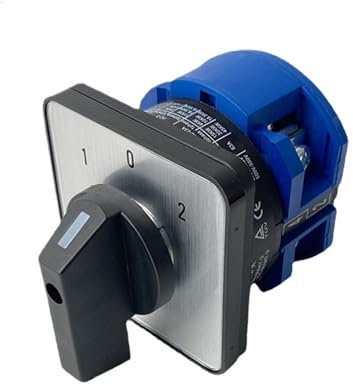 Commutateur de transfert universel LW26-63/1, 3 vitesses, 1 section, contact argenté, double interrupteur d'alimentation, 63A, 690V