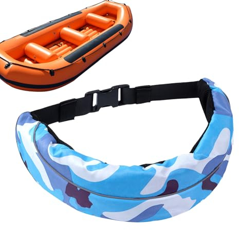 Cintura gonfiabile regolabile, di sicurezza impermeabili riutilizzabili per pesca, surf, kayak, immersioni, navigazione, nuoto