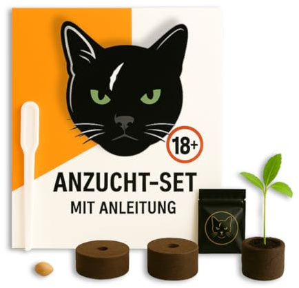Don Grow Jiffy - Set per la coltivazione di vasi organici in fibra di cocco, con pipetta e istruzioni (lingua italiana non garantita), terriccio per serra, balcone e interni