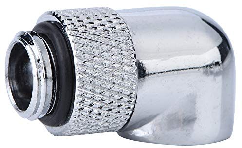 BONKZEBU Connettore a Gomito con Filettatura G1/4 per Raffreddamento Ad Acqua per PC con Materiale in Ottone di Alta qualità per Un'efficace Prevenzione delle Perdite D'Acqua per il Kit del di