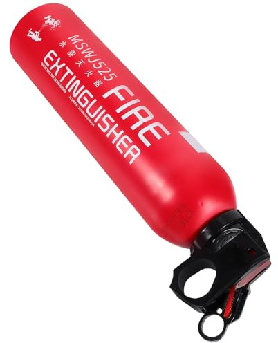 Ipetboom Estintore Portatile per Auto 620g Rosso, Mini Estintore la Casa e Veicoli, Compatto e Stabile Supporto a Anello per Sicurezza Antincendio Domestica e Automobilistica