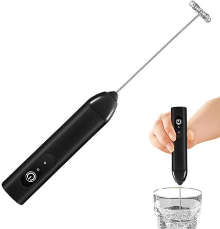 Espumador de leche de mano, licuadoras eléctricas recargables portátiles, licuadoras de mano para café con leche, batidos de chocolate caliente, bebidas de leche, hogar, cocina, viajes, cafetería