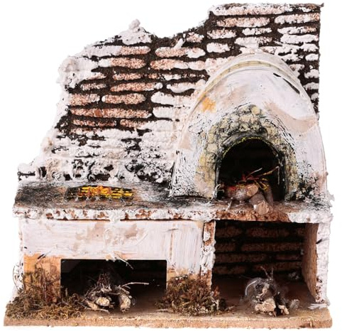 Holyart Ugnar och spjälsängar: Vedugn 15 x 15 x 10 cm för krubba 8–10 cm
