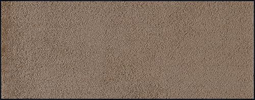wash+Dry Fußmatte, Taupe 75x190 cm, innen und außen, waschbar, beige