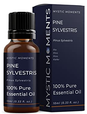 Mystic Moments | Olio essenziale di pino sylvestris 10 ml - olio puro e naturale per diffusori, aromaterapia e massaggio miscele senza OGM vegano