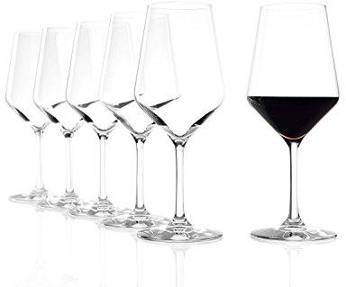 Stölzle Lausitz Copas de Vino Tinto Revolution Set de 6, 490 ml – Cristal de Alta Calidad para Vino Tinto – Diseño Elegante para Máxima Aromaticidad – Apto para Lavavajillas y Resistente a Golpes