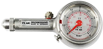 Pneumatici Manometro misuratore di pressione 0 – 4 Bar, con valvola di scarico