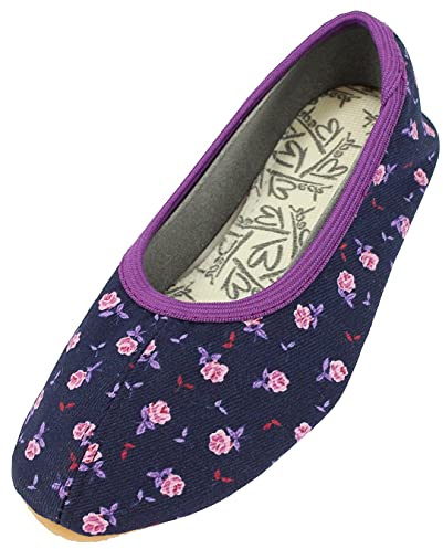 Beck Damen Nostalgie Gymnastikschuhe, Dunkelblau, 36 EU