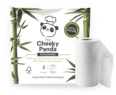 The Cheeky Panda Kitchen Towel, Plastic, White
