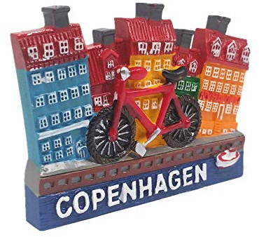 3D-Kopenhagen-Kühlschrankmagnet, Dänemark, Reisesouvenir, Geschenk, Zuhause, Küche, Kühlschrankdekoration, Magnetaufkleber, Bastelkollektion