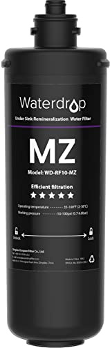 Waterdrop RF10-MZ Replacement Filter Cartridge For 10UB-MZ/10UA/10UB Under Sink Water Filter, 8K Gallons High Capacity