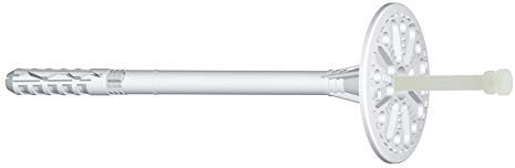 LTX Universal Insulation Fixing Plug Diameter 10 x 110 mm to Hammer with a Nylon Nail with Short Expansion Zone Plastic Dowels Pack of 200