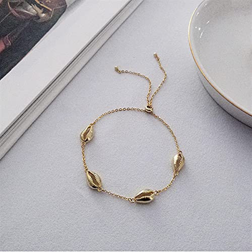 Mode 925 Sterling Silber Sommer Strand Muschel Kette Charm Armband & Armreif Für Frauen Punk Bohemian Fußkettchen Schmuck