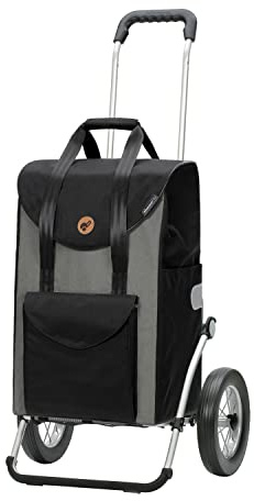 ANDERSEN Einkaufstrolley - Royal Shopper Senta grau 49 L einkaufen,wasserdicht, Aluminium, klappbar, leichtgängig