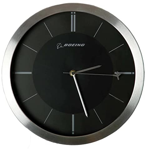 Boeing Rotating Plane Wall Clock