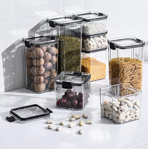 RHP Frischhaltedosen-Set mit Deckel 10 x 1800 ml I Vorratsdosen-Set Frischhaltedose Vorratsdose - stapelbar luftdicht auslaufsicher - für Küche Kühlschrank Gefrierschrank