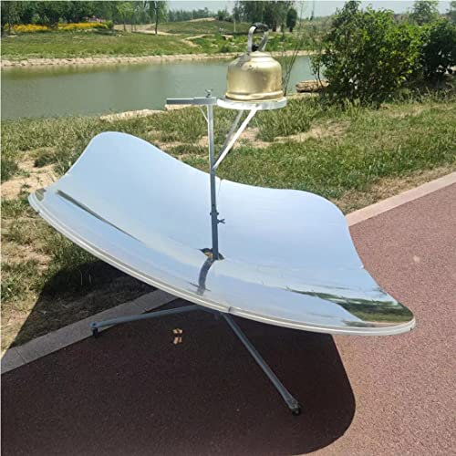 Réchaud Solaire Portable, Parabolique Gril Solaire, Réchaud à Barbecue, Concentration Four Solaire, pour Camping Ou Randonnée, Double Tube sous Vide Convient pour 4 à 6 Personnes