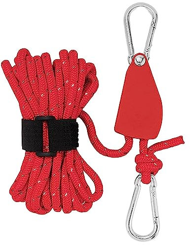 Moxeupon Leuchtend Reflektierend Abspannseile Seil, Reflektierende Zeltschnur Leichte Abspannleine Zeltschnur Mit Spanner Einsteller Für Zelt Zeltplane Camping Für Reisen, Wandern, Rucksackreisen