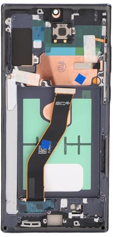 Dpofirs Écran LCD de Remplacement for Note 10 Plus, avec Cadre, Numériseur à écran Tactile avec Outils de Réparation, Nécessite Une Installation Professionnelle