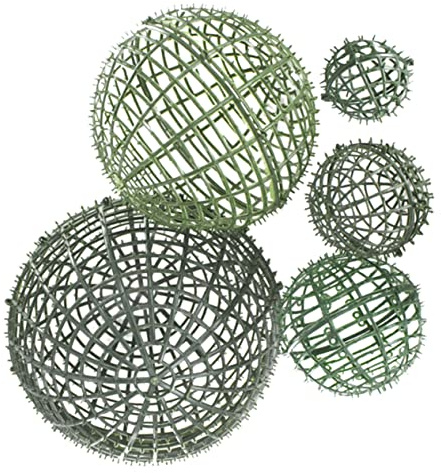 Garneck Buchsbaumformer 10 STK Halter Für Künstliches Grün Kunststoffrahmen Buchsbaum-formschnittkugeln Pflanzen DIY Liefert Stützkäfig Für Gras Grasballenregal Kranzform 3D Plastik Dekorative