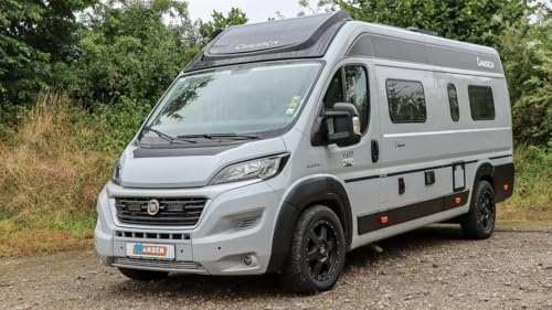 EURALIGHT Kühlergrill Kit passend für Fiat Ducato (2014-2021) inkl.2 LED Fernscheinwerfer Komplettset eintragungsfrei gemäß ECE R149