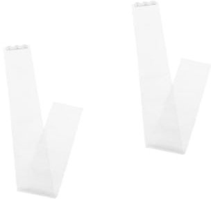OUNONA 2St Wärmedämmende Trennwand protect schutzzelt room divider comfy the prot Streifenvorhang Markt warmen Türvorhang Haustürvorhang Türvorhang für Markt Markttrennvorhang Plastik