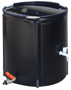 MBBTAG Collapsible Rain Barrel, Foldable Outdoor Rain Barrel, Easy Installation, Folding Rain Barrel Water Collector, Portable Rain Collector, Can Be Used for Gardening and Car Washing(99x95cm)