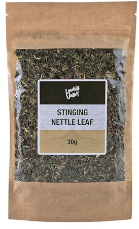 Lowhill Valley Stinging Nettle Leaf Herbal Tea - Urtica dioica Cut And Dried Leaves - Nutrient-Rich Loose-Leaf Tea for Wellbeing – No Additives or Preservatives – Organically Grown – 30g
