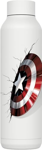 Quokka Borraccia termica in acciaio inox Solid White 630 ml Captain America