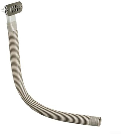 Eawfgtuw SUS304 Stainless Steel Side Oval Overflow Pipe Head Washbasin Drainer Kitchen Sink Accessory, Versatile Compatibility, Modern Design