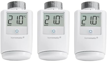Homematic IP by ThermoFLUX Set Heizkörperthermostat | 3er Pack | HmIP-EK-2