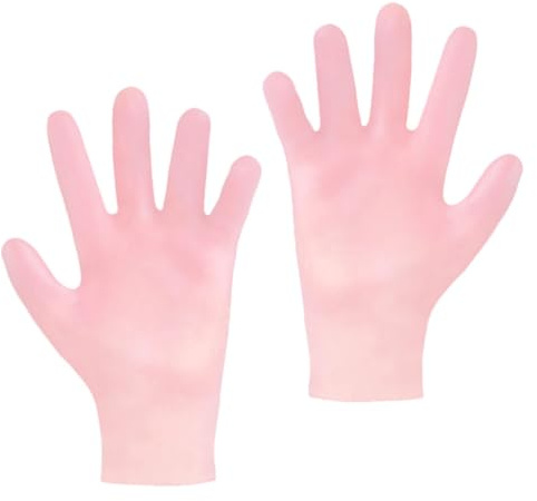 Beaupretty Feuchtigkeitsspendende Peelinghandschuhe aus Sicherem Material Einheitsgröße für Trockene und Raue Hände Pflegend für Damen und Herren Hautreparatur bei Trockener Rissiger Haut