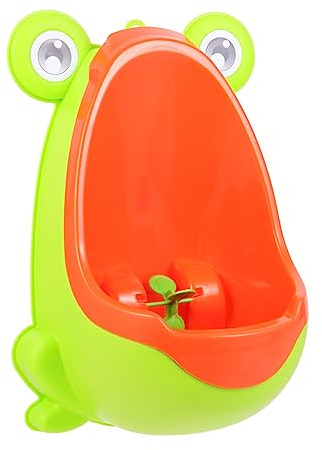 GALPADA Orinatoio per Bambino Bambina Maschi in Plastica Colore Menta Design a Separazione per Facile Pulizia, Forma Animale Cartoon per Allenamento Vasino da Usare in Posizione Verticale